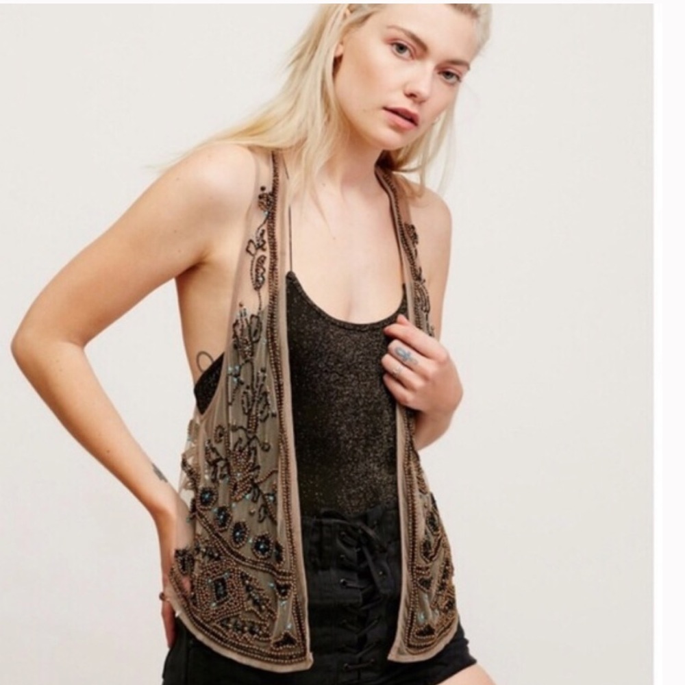 Beaded vest